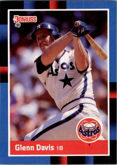 1988 Glenn Davis Donruss Baseball Card #184