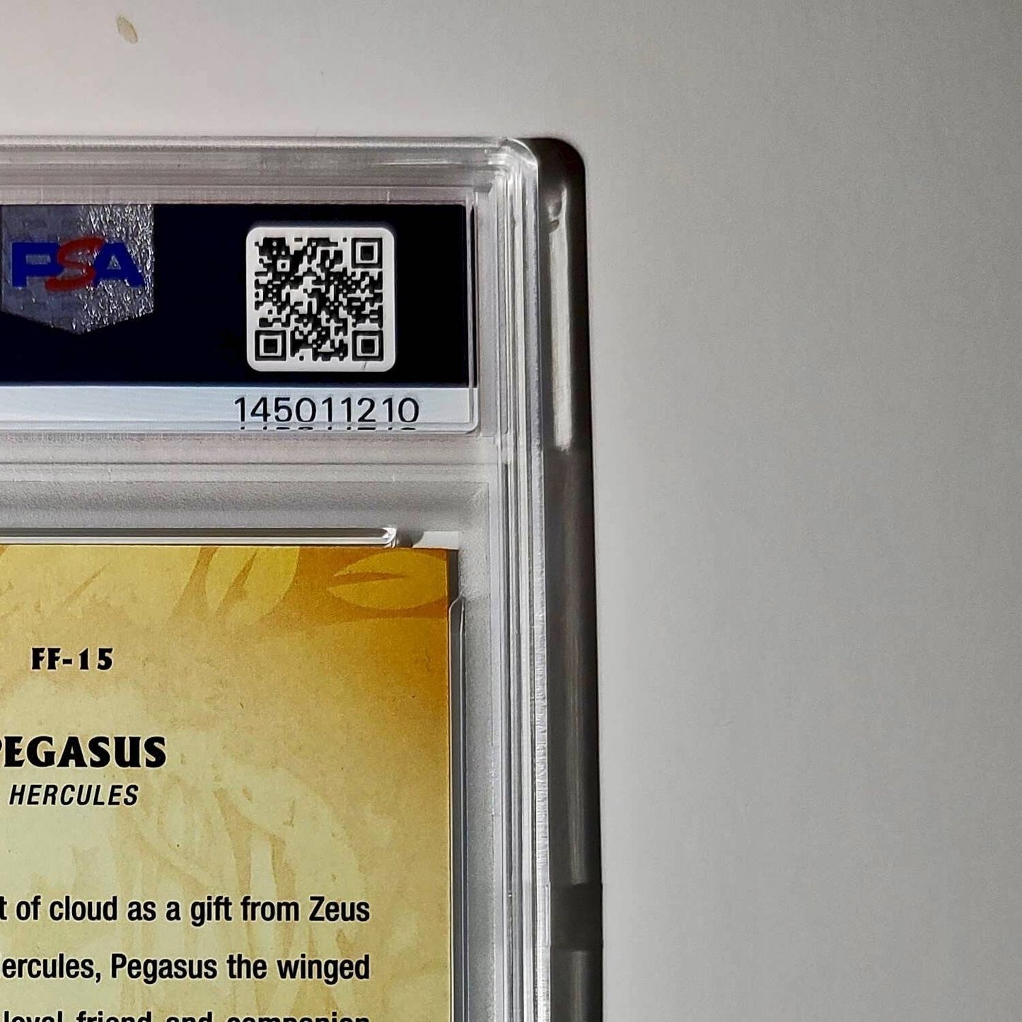 Pegasus 2025 Topps Disney #FF-15 Furry Friends Card Hercules PSA 9