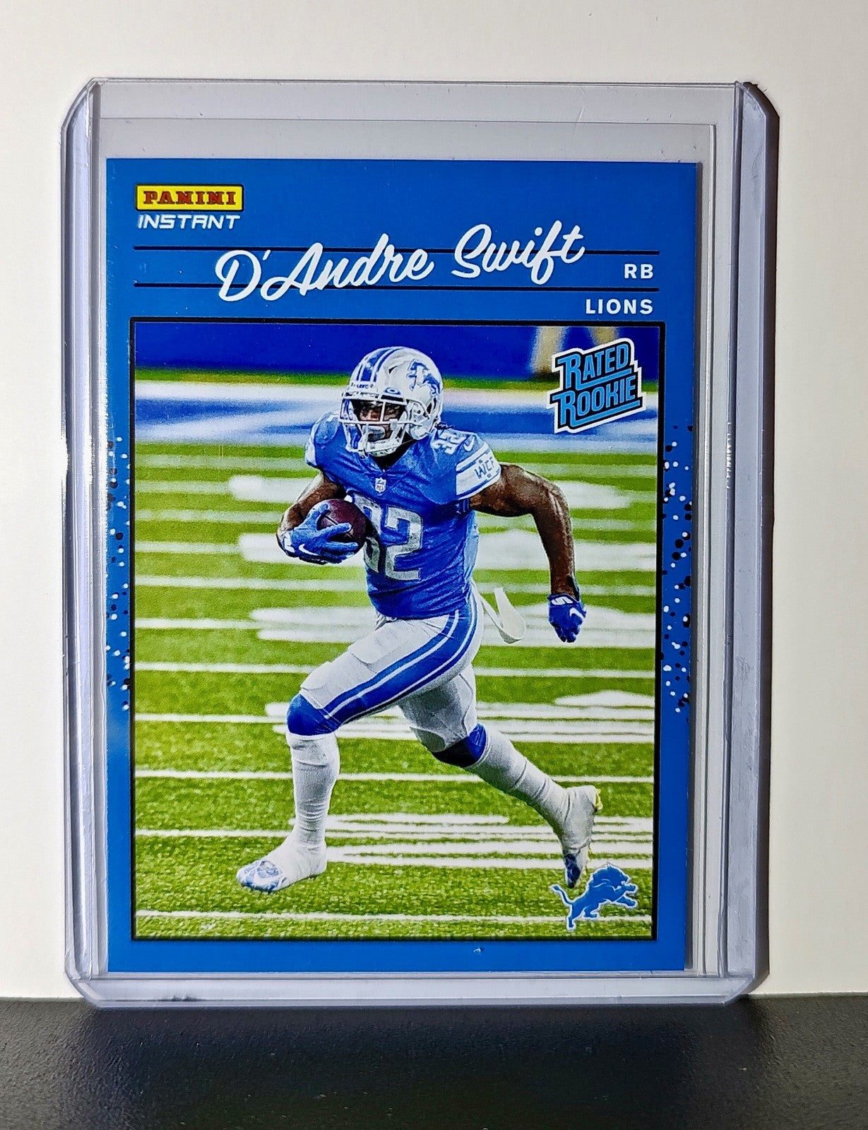 D'Andre Swift Rookie 2020 Panini NFL #15 Rated Rookie Card Detroit Lions