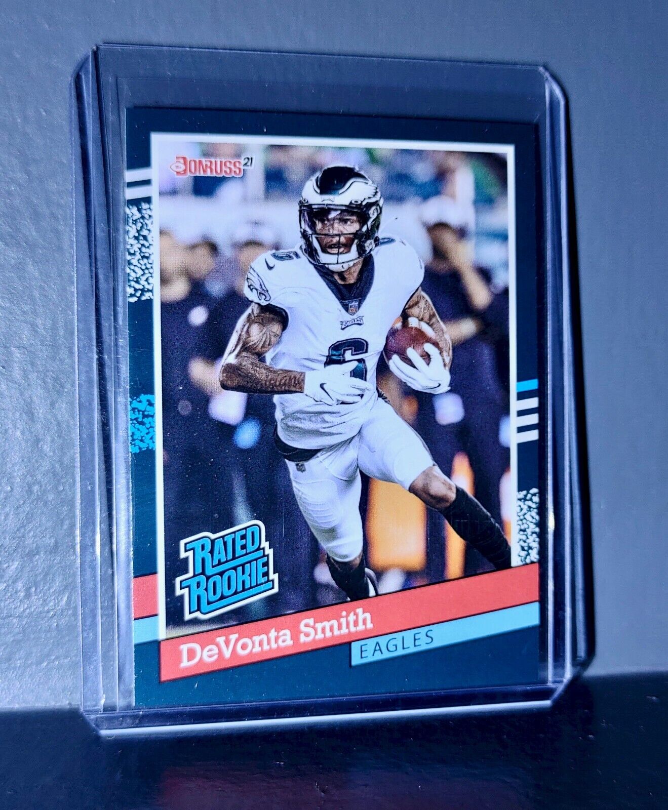 DeVonta Smith 2021 Panini NFL Rated Rookie Retro #7 Rookie Card 1/2231