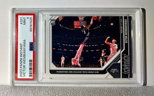 Victor Wembanyama 2023-24 Panini #331 NBA Rookie Card 1 of 5172 PSA 9 MINT