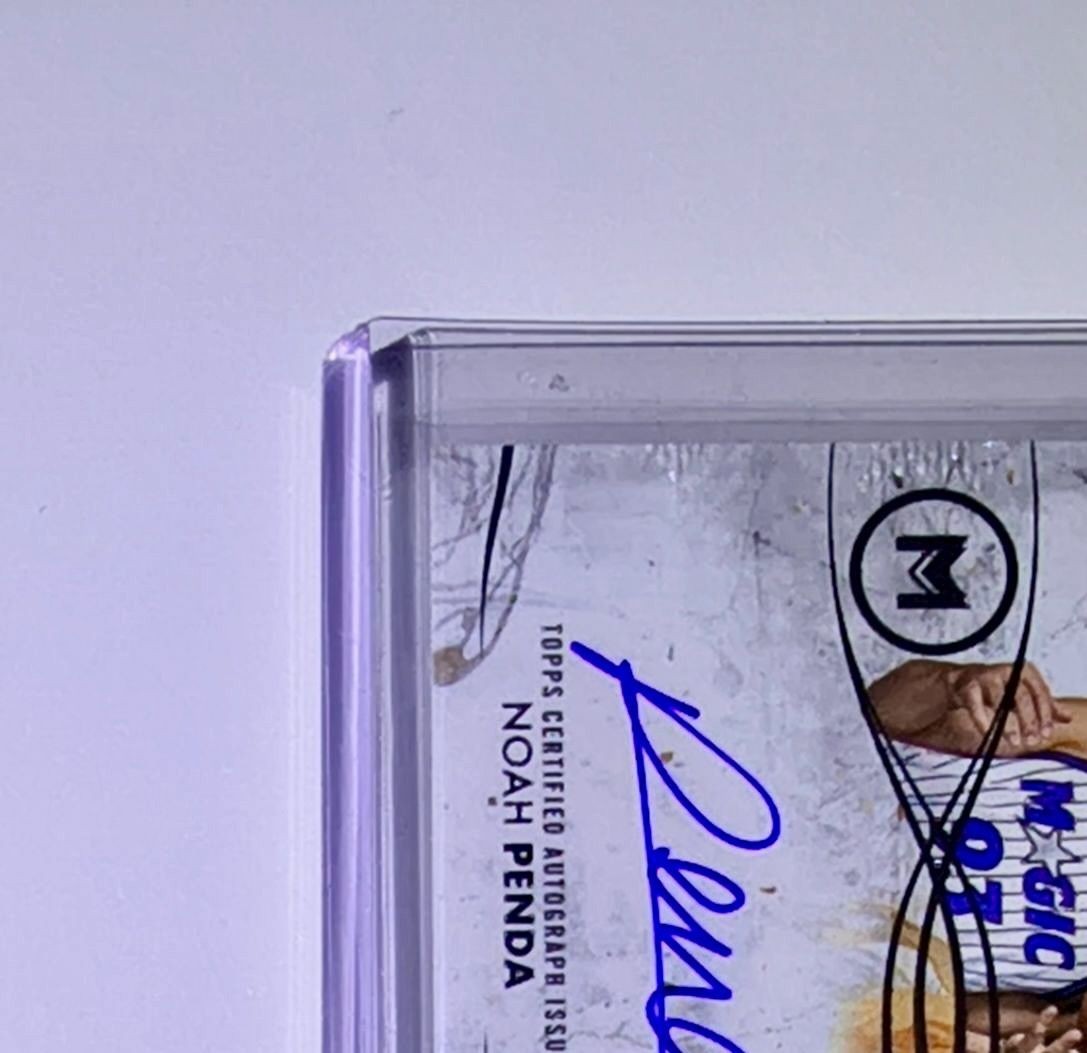 Noah Penda Rookie Patch Auto 2025-26 NBA Topps Motif #RDRA-NP Card 71/75 Magic