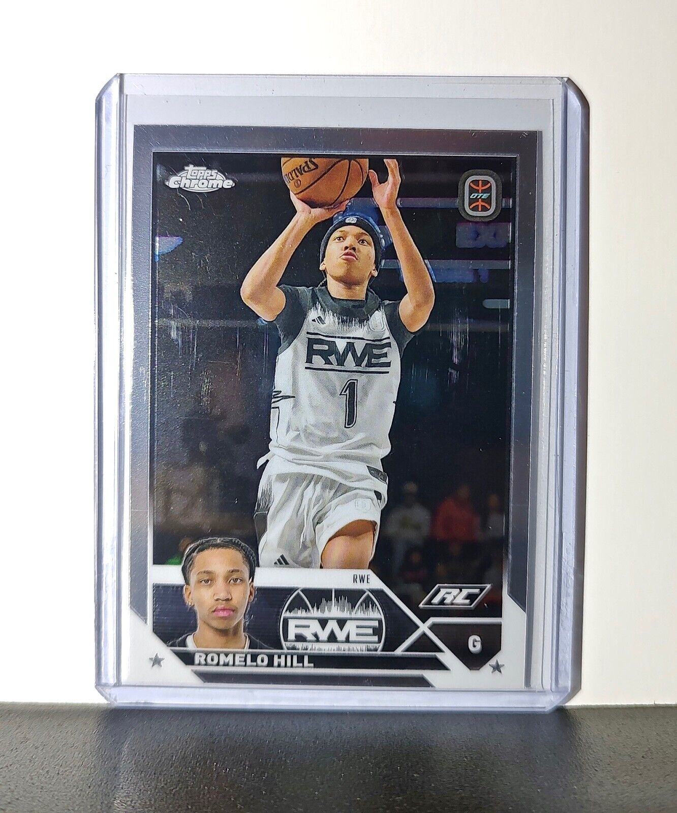 Romelo Hill Rookie Card 2023-24 Topps Chrome Overtime #53 RWE