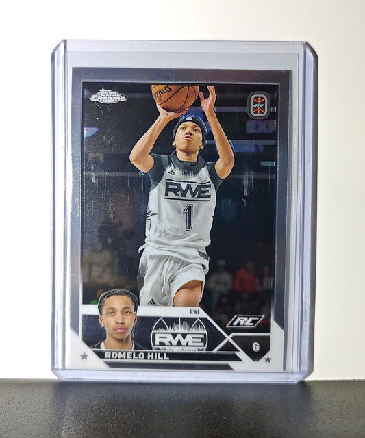 Romelo Hill Rookie Card 2023-24 Topps Chrome Overtime #53 RWE