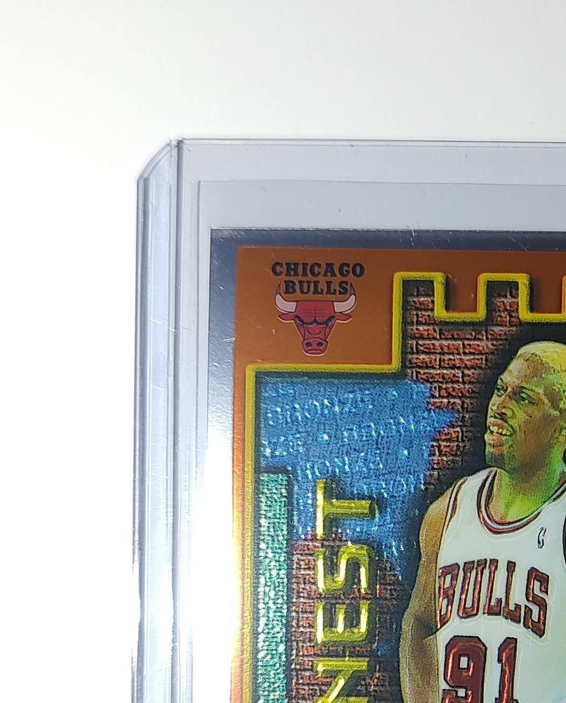 Dennis Rodman 1995-96 Topps Finest NBA #M24 Mysterly Bulls