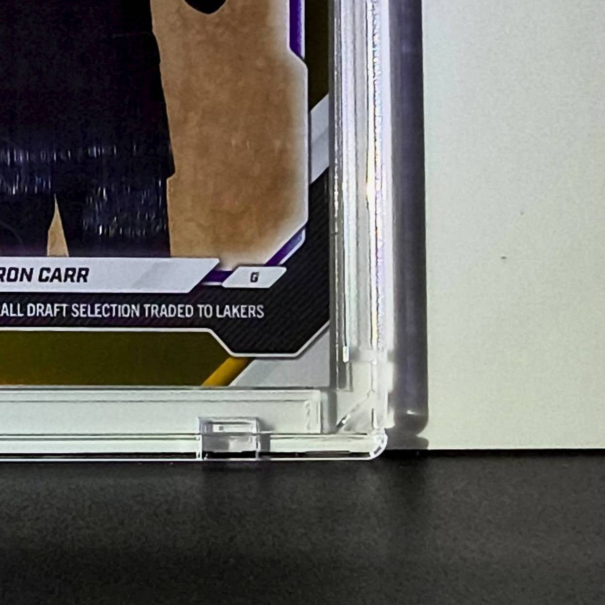 Cameron Carr Rookie 2026-27 Topps NBA Draft #CCAR Gold Foil 42/50 Card LA Lakers