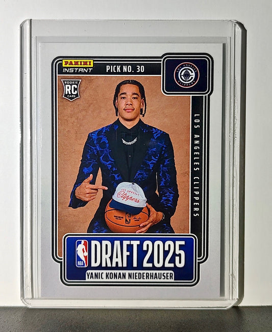 Yanic Konan Niederhauser Rookie 2025-26 Panini NBA #26 Draft Night LA Clippers