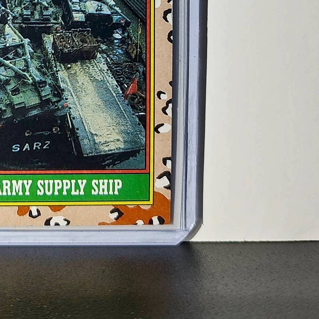 Army Supply Ship 1991 Topps Desert Storm #54 Card