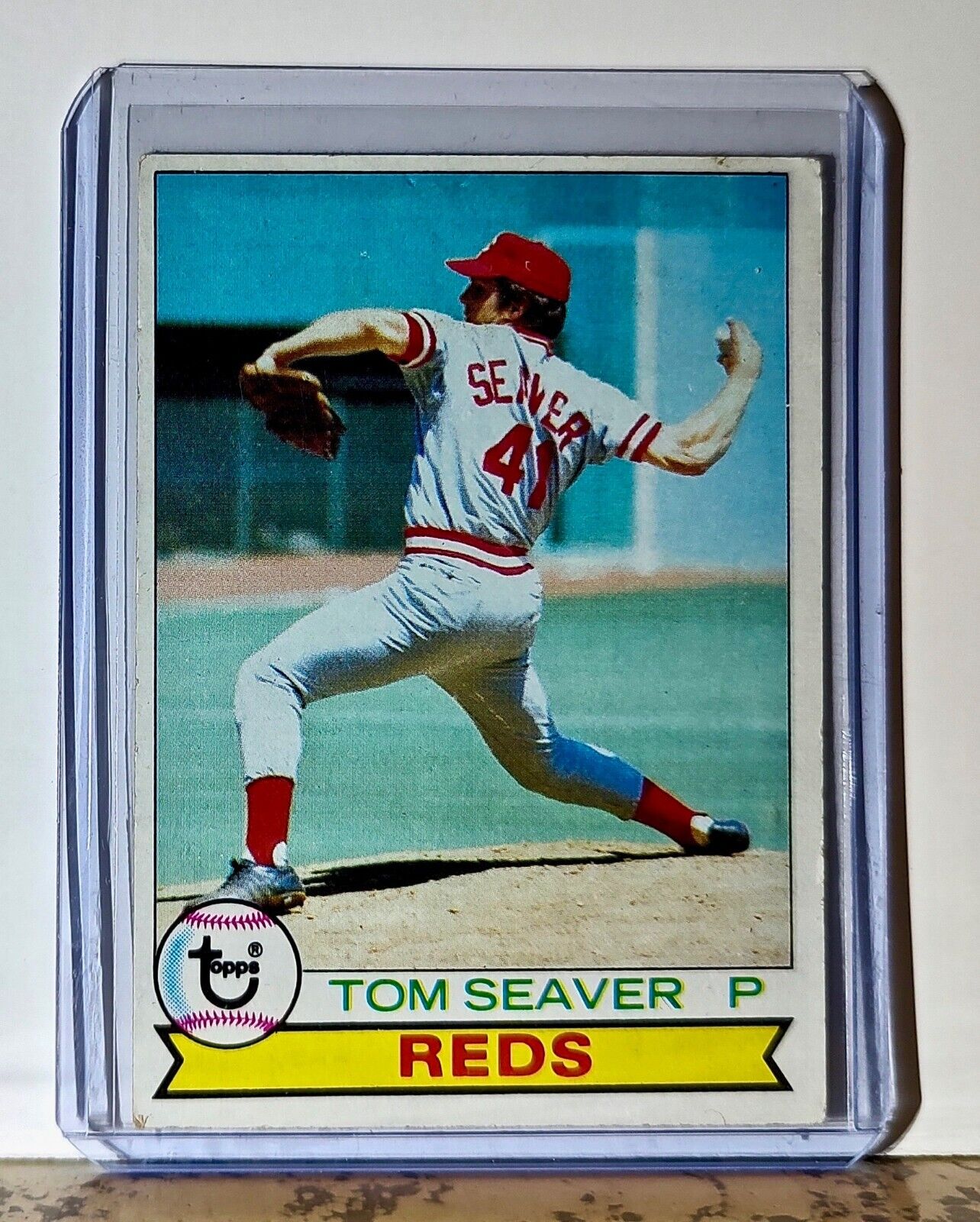 Tom Seaver 1979 Topps MLB #100 Baseball Card Cincinnati Reds