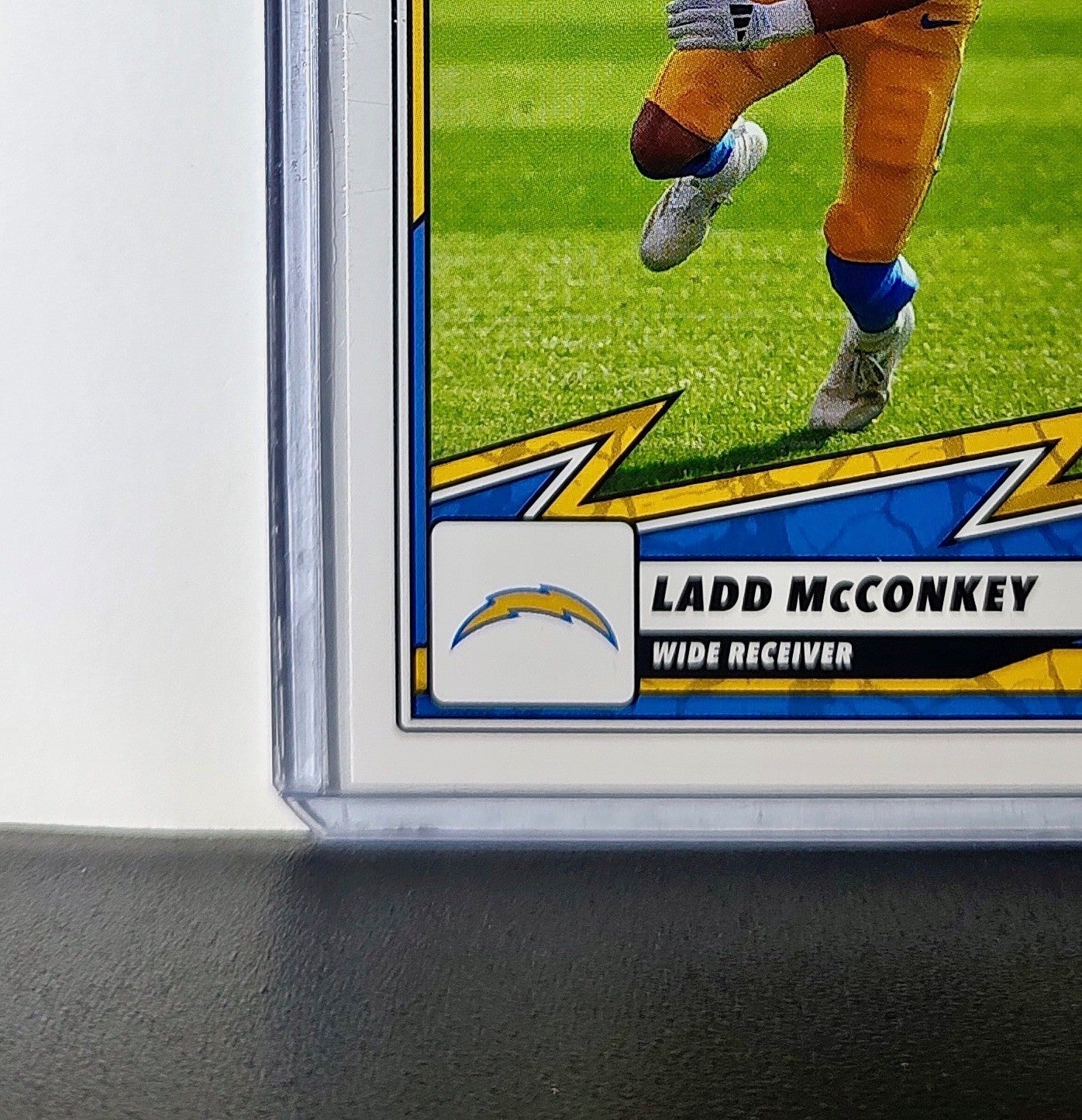 Ladd McConkey 2025 Panini NFL #64 Sticker Card Los Angeles Chargers
