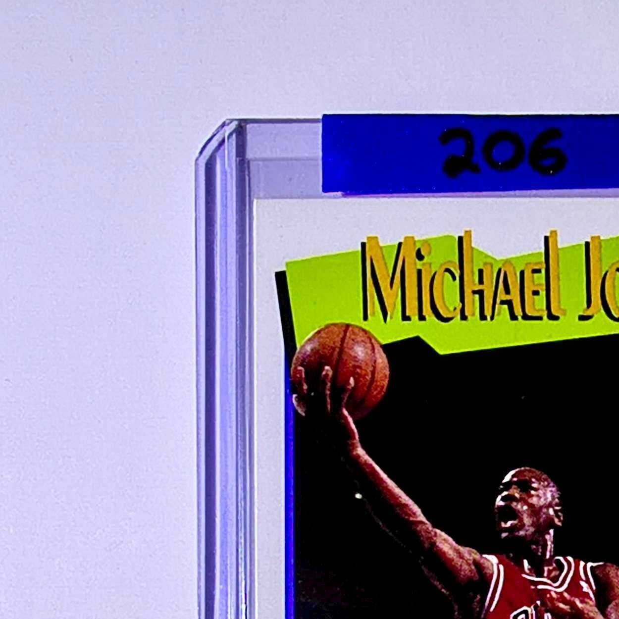 Michael Jordan 1991-92 NBA Hoops Milestones Points #317 Card Chicago Bulls