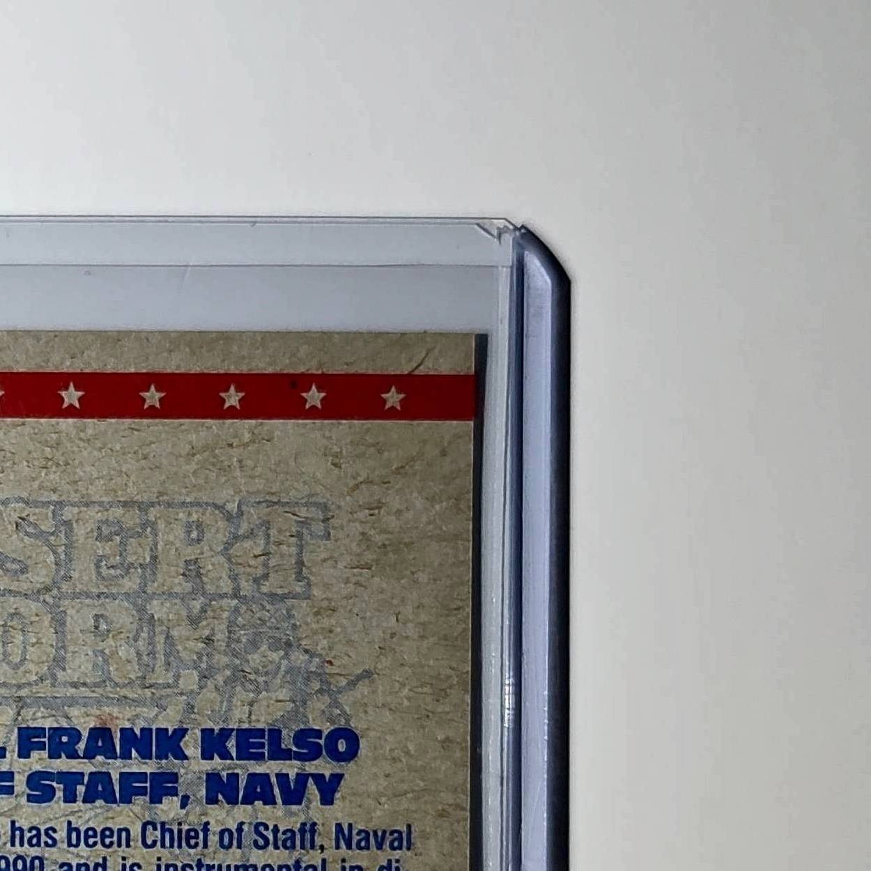 Admiral Frank Kelso 1991 Topps Desert Storm #6 Card