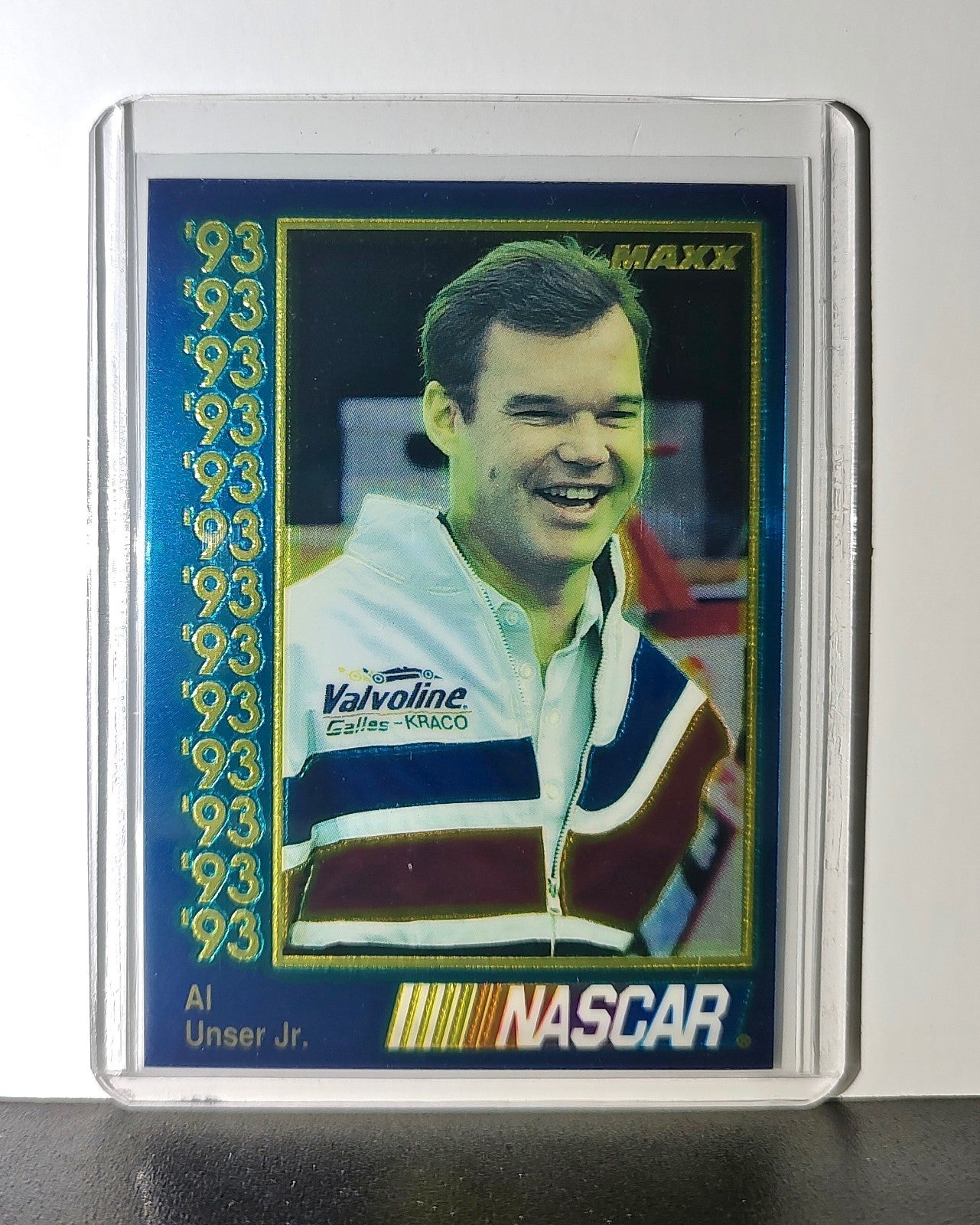 Al Unser Jr. 1993 Maxx Premier Plus Racing #46 NASCAR Card Hendrick Motorsports