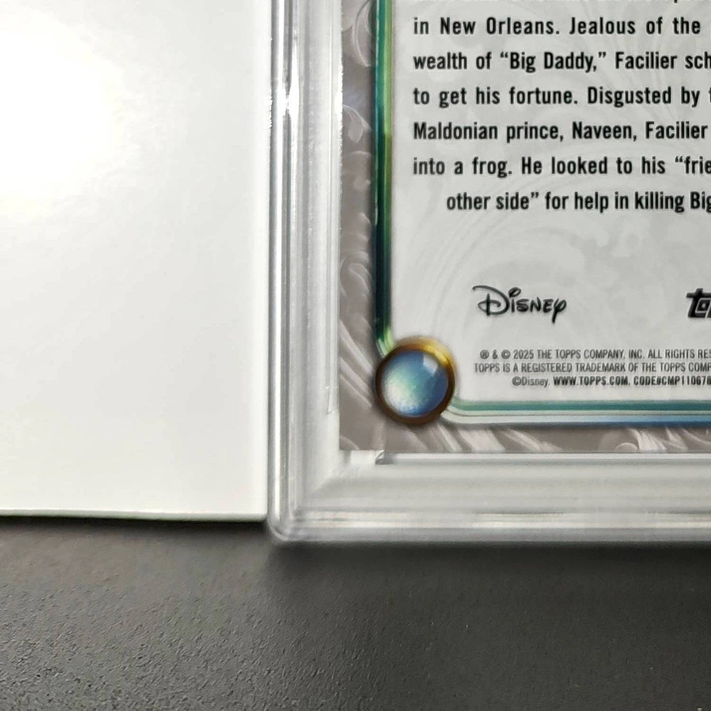 Dr. Facilier 2025 Topps Disney #73 Winter The Princess and the Frog PSA 10