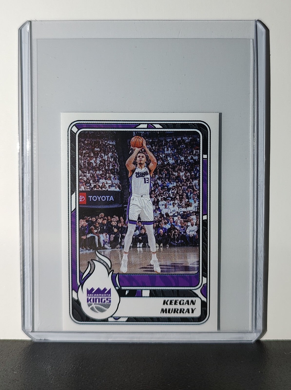 Keegan Murray 2024-25 Panini NBA #455 Sticker Card Sacramento Kings