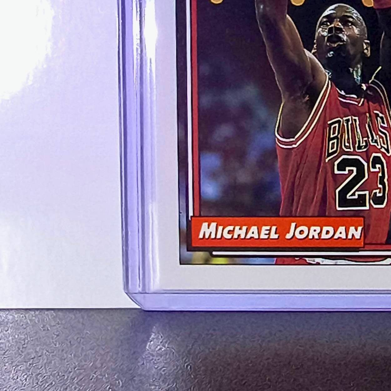 Michael Jordan 1992-93 Topps 50 Point Club 205 Basketball Card Chicago Bulls