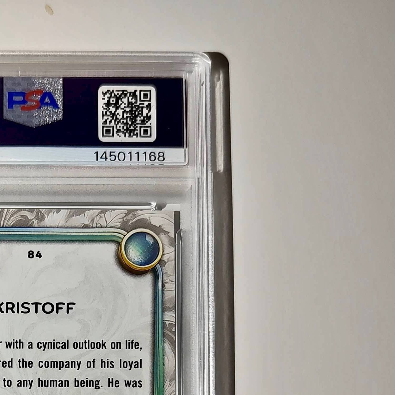 Kristoff 2025 Topps Disney Wonder #84 Winter Variant Card Frozen PSA 9
