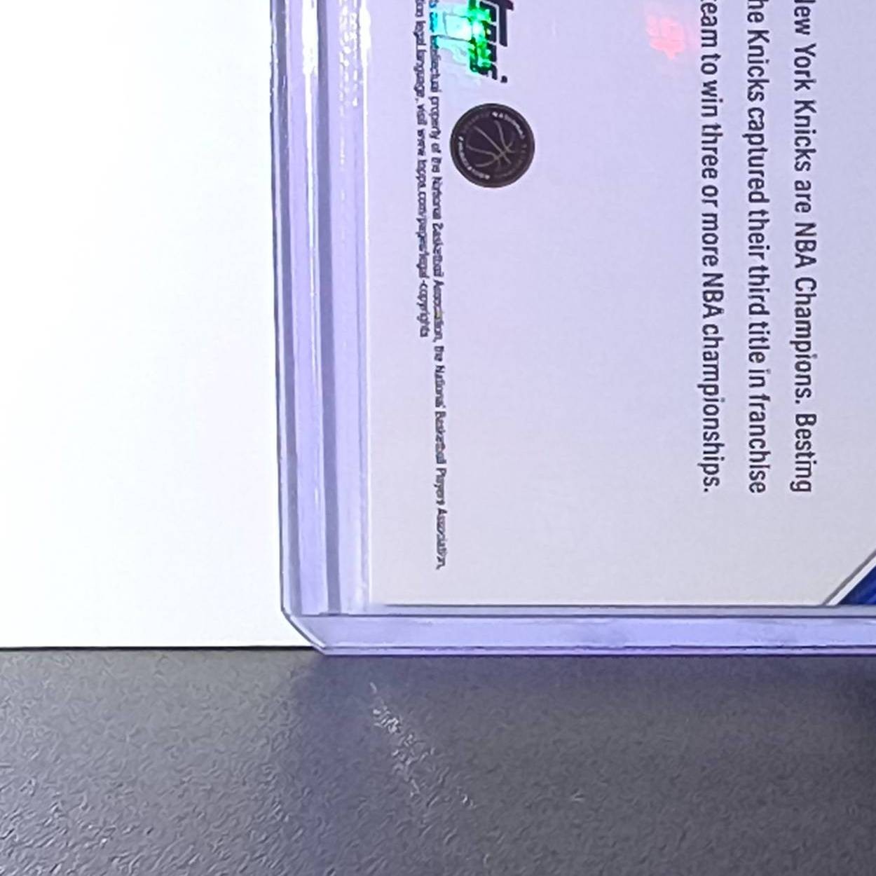 Ariel Hukporti 2026 Topps Now NBA Champions #C13 Card New York Knicks