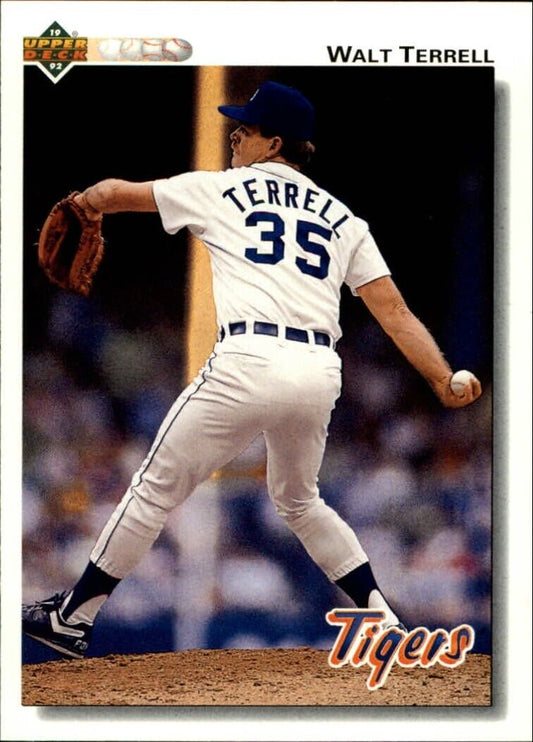 Walt Terrell 1992 Upper Deck MLB #520 Baseball Card Detroit Tigers