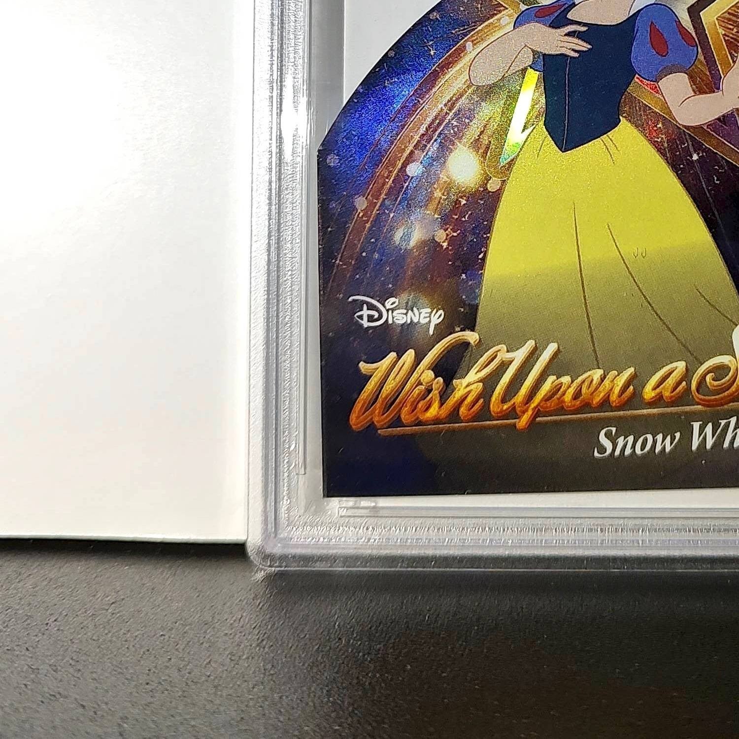 Snow White 2025 Topps Chrome Disney #W-13 Wish Upon A Star Die Cut Card PSA 9