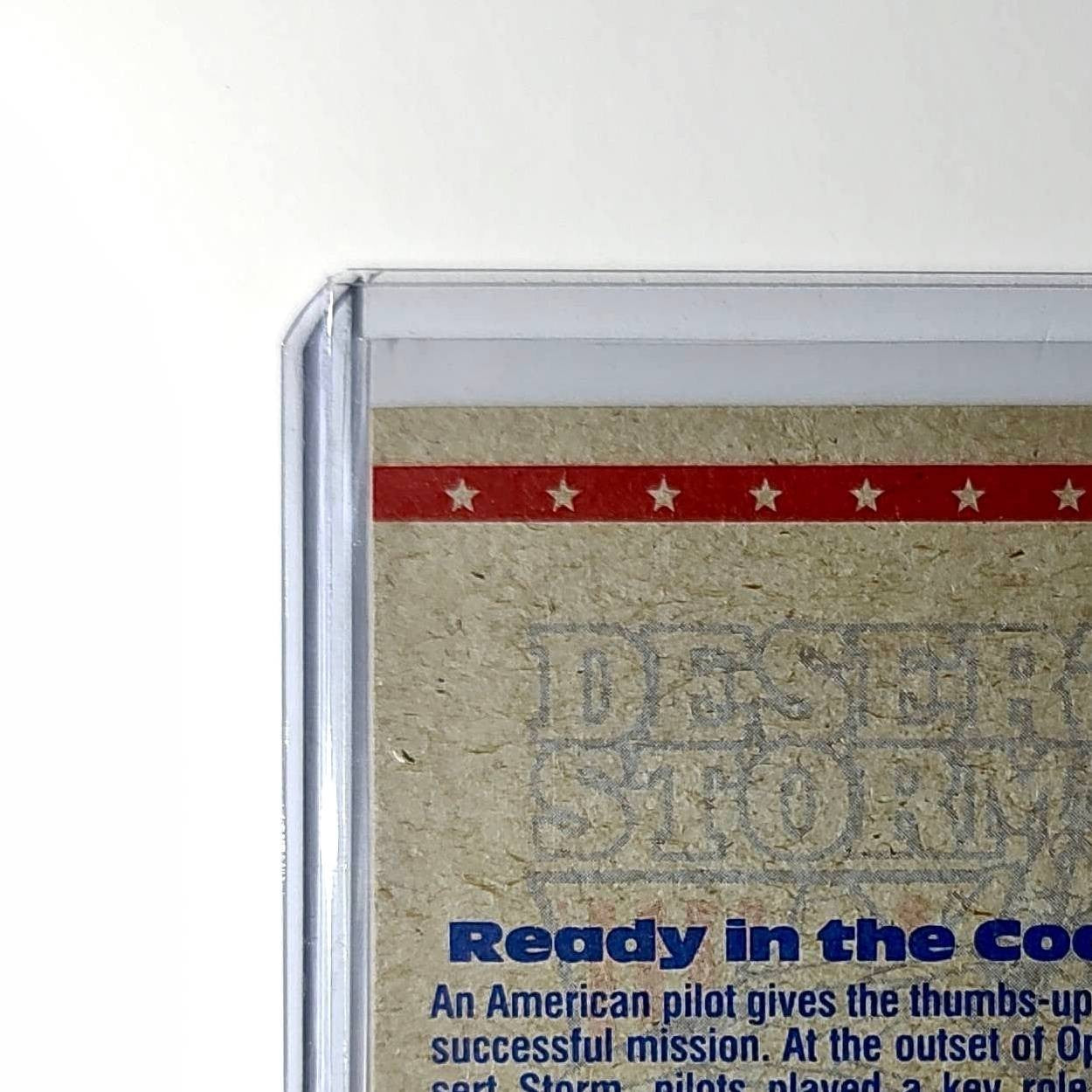 Ready in the Cockpit 1991 Topps Desert Storm #75 Card