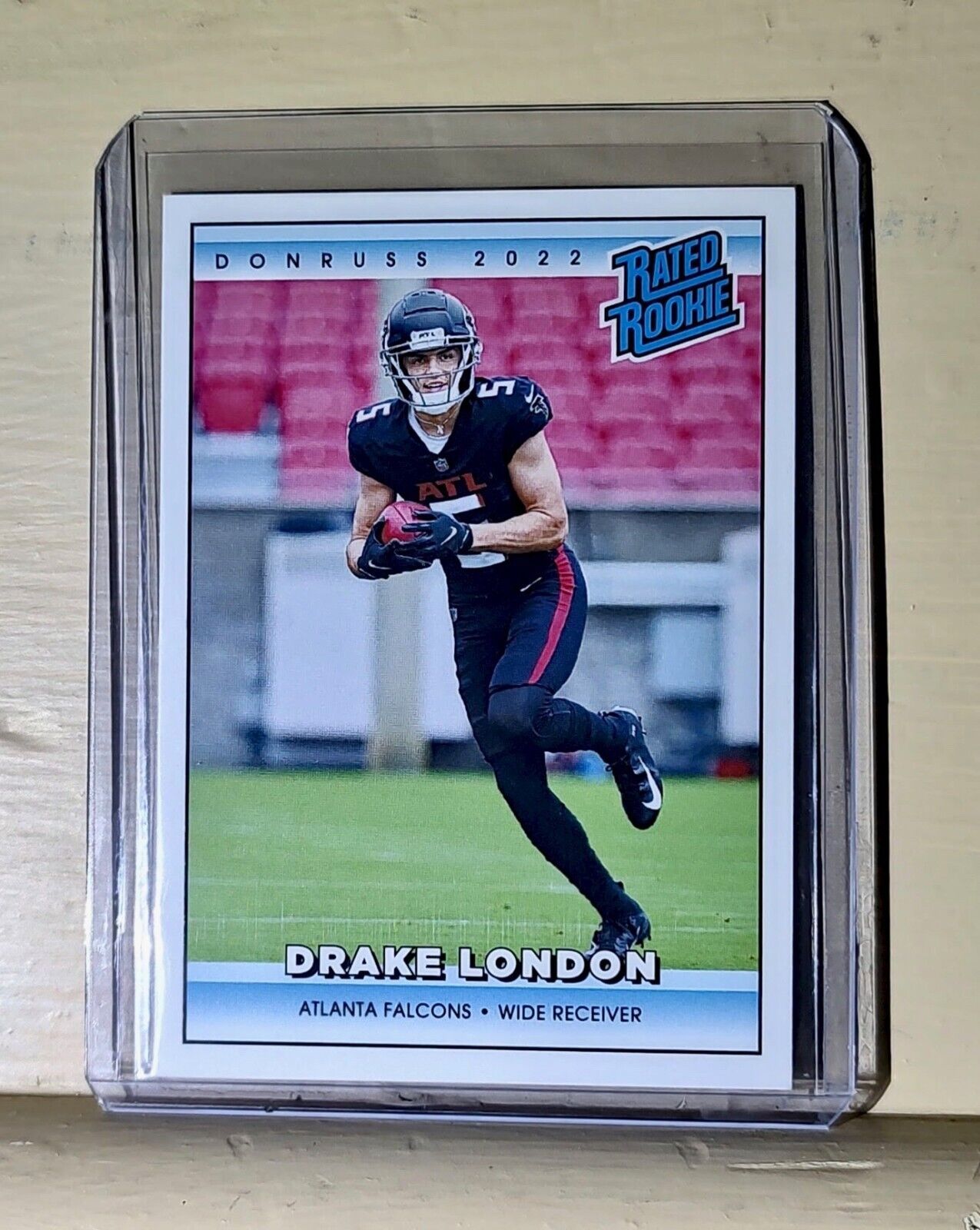 Drake London 2022 NFL Panini #4 Rated Rookie Retro Football Card 1/4094