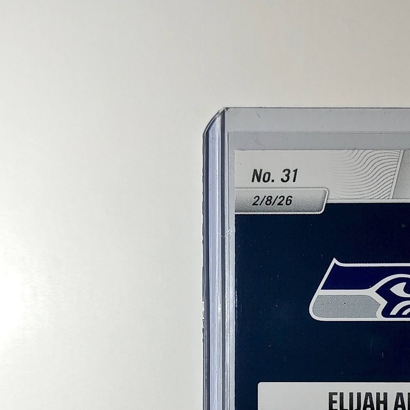 Elijah Arroyo 2026 Panini NFL Super Bowl LIX Champions #31 Card Seattle Seahawks
