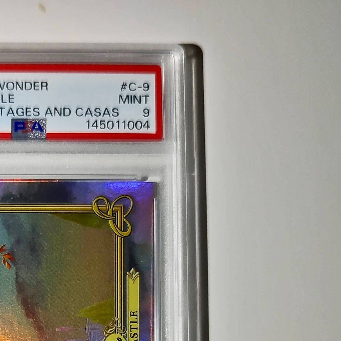 Beast's Castle 2025 Topps Disney #C-9 Card Beauty and the Beast PSA 9