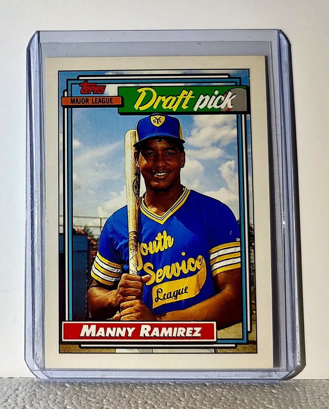 Manny Ramirez 1992 Topps MLB #156 Draft Baseball Card Cleveland Indians