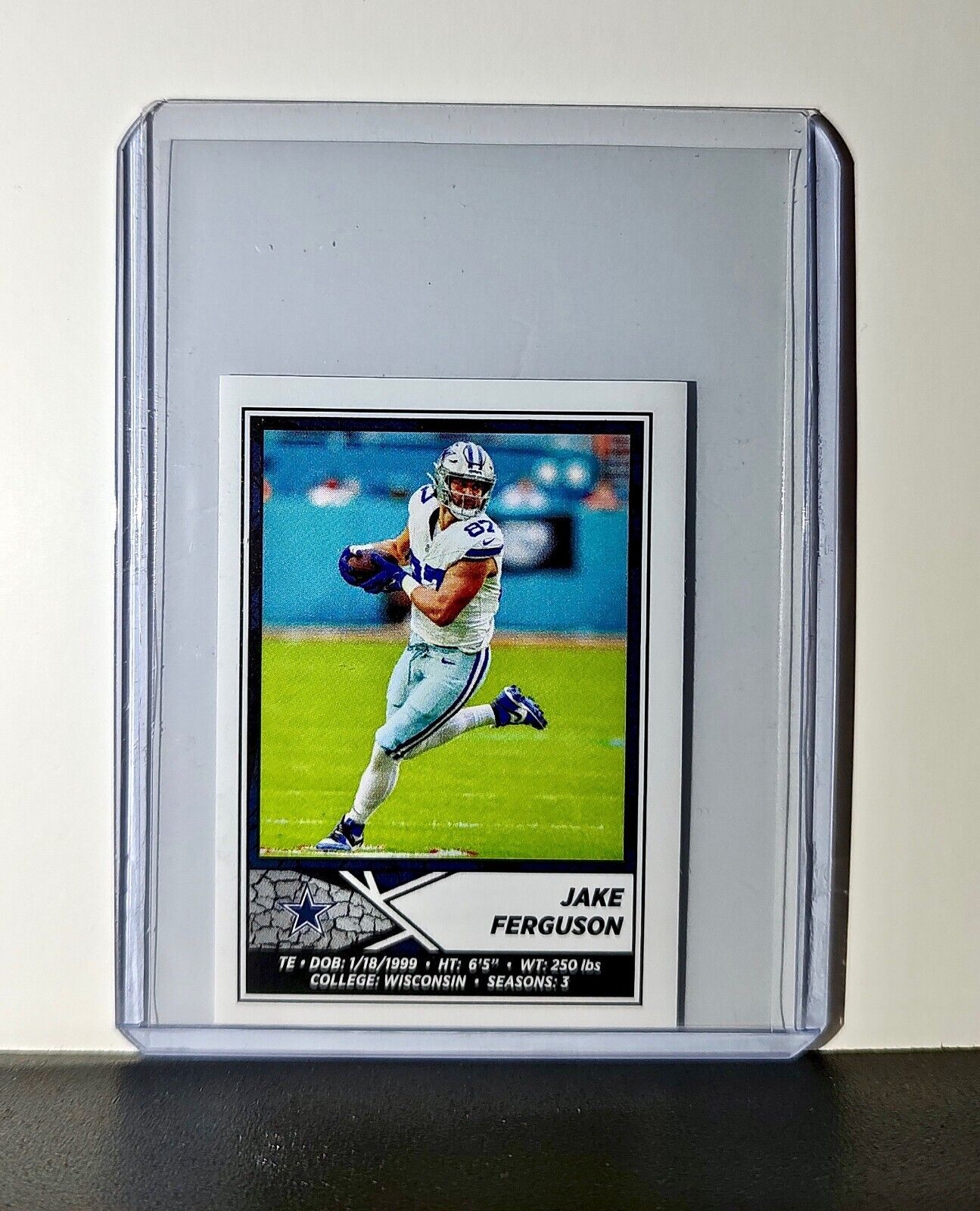 Jake Ferguson 2024 Panini NFL Sticker #303 Dallas Cowboys