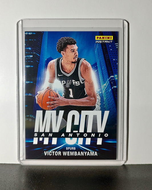 Victor Wembanyama 2024-25 Panini MyCity NBA #10 Basketball Spurs 1/268