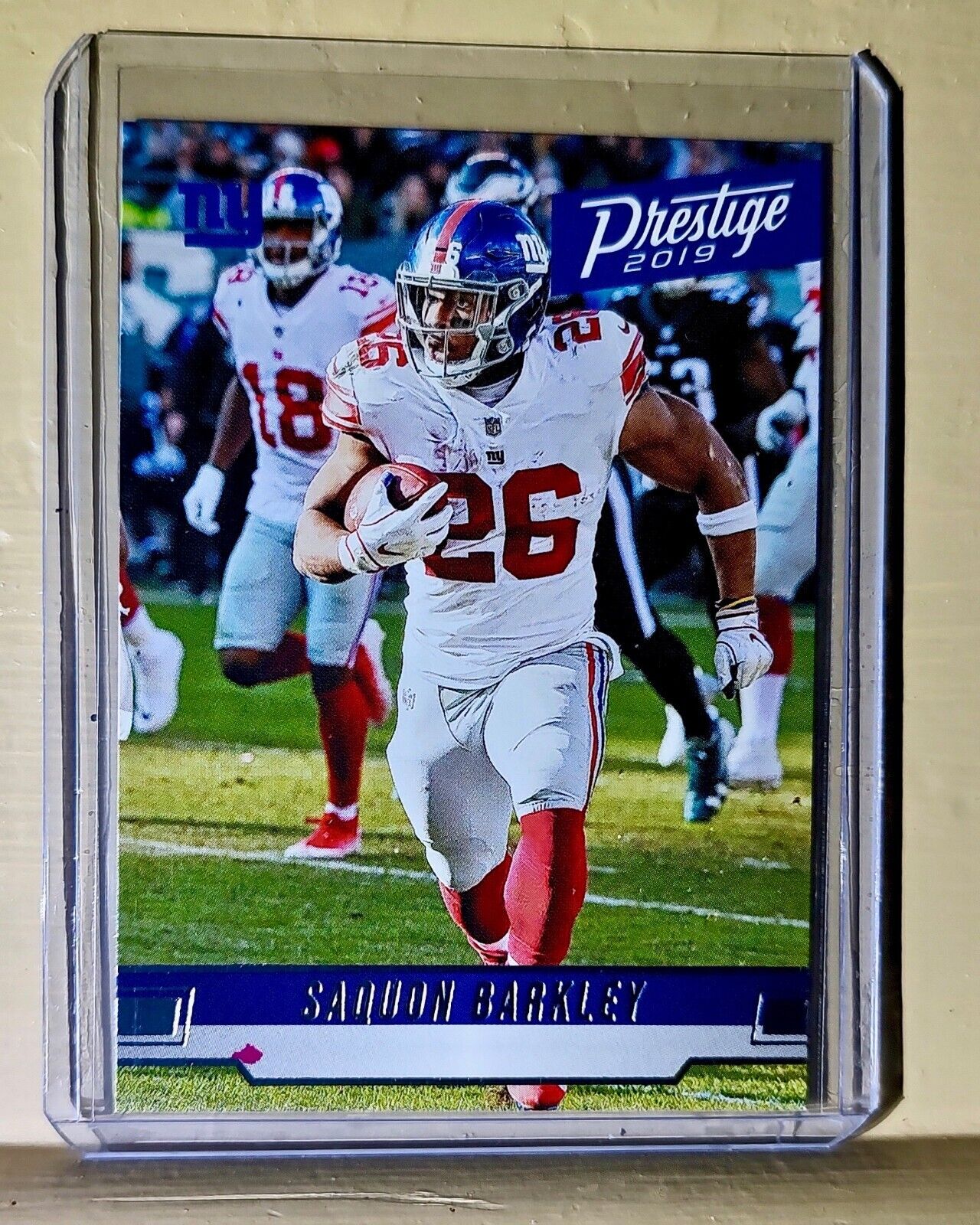 Saquon Barkley 2019 Panini Prestige Xtra Points #1 NFL Card Giants