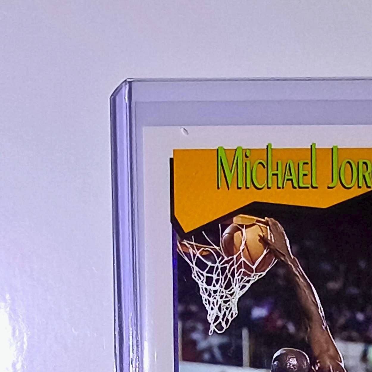 Michael Jordan 1991-92 NBA Hoops #536 All-Time Active Leader Card Chicago Bulls