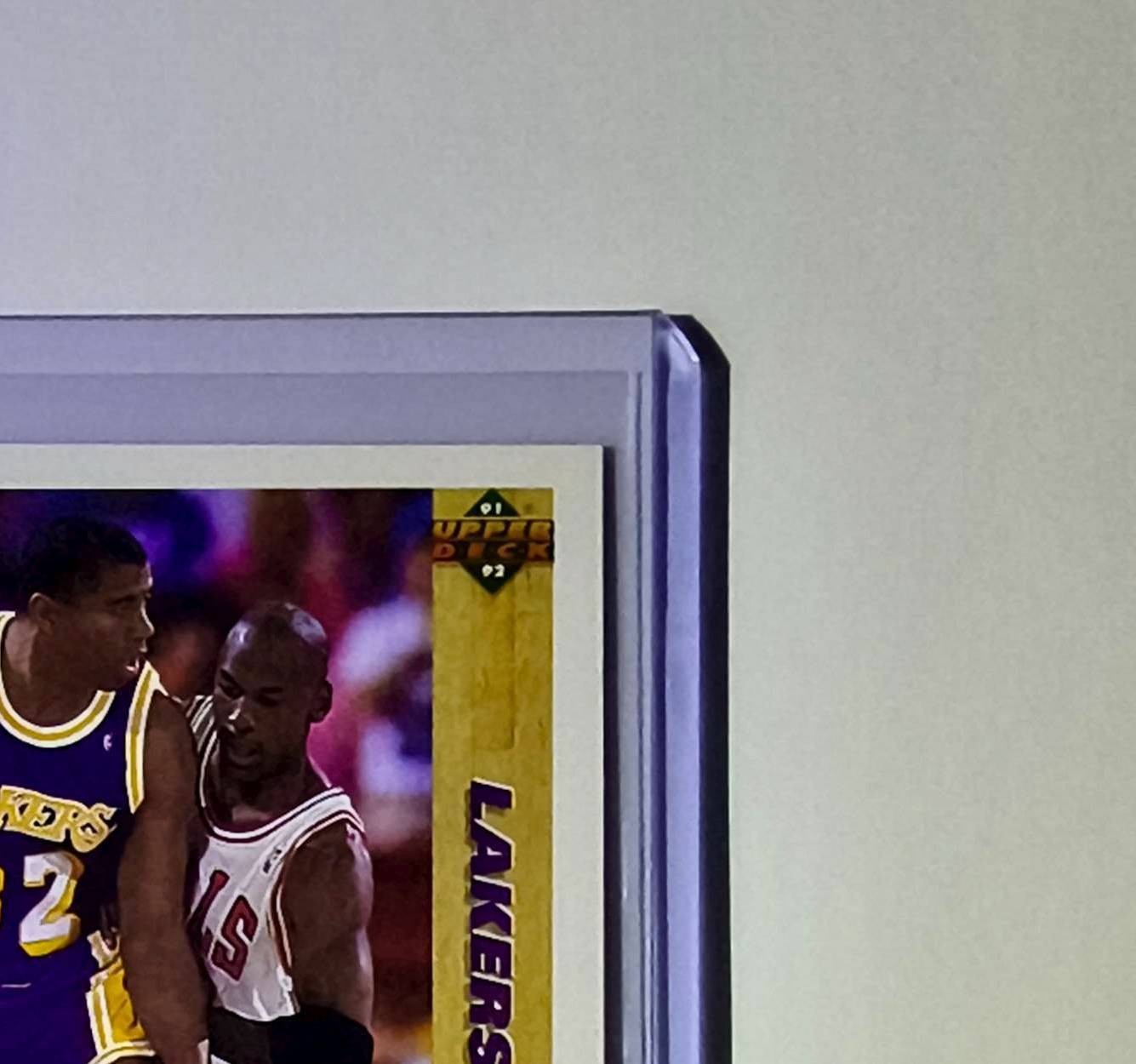 Magic Johnson Michael Jordan 1991-92 Upper Deck #34 Basketball Card Bulls