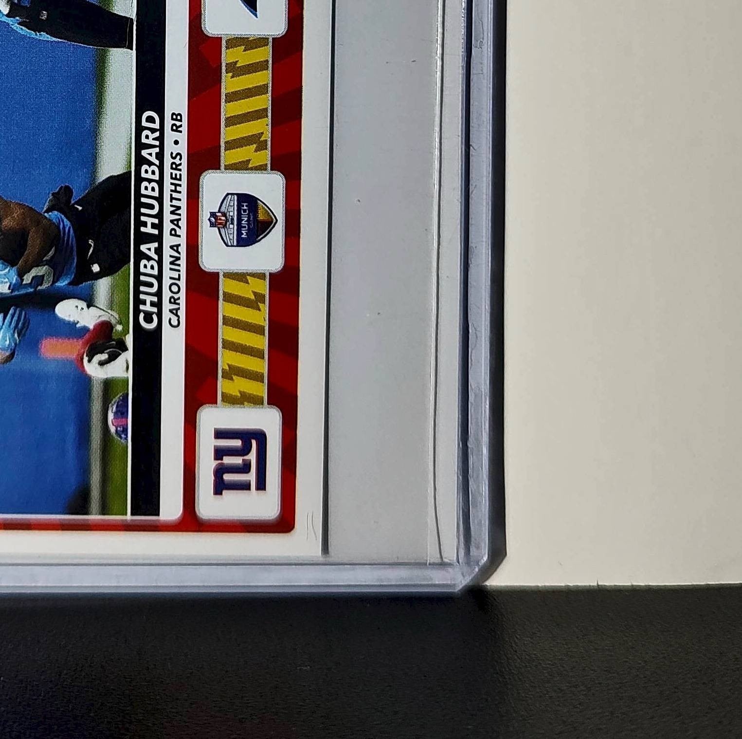 Chuba Hubbard 2025 Panini NFL #6 Munich Game Sticker