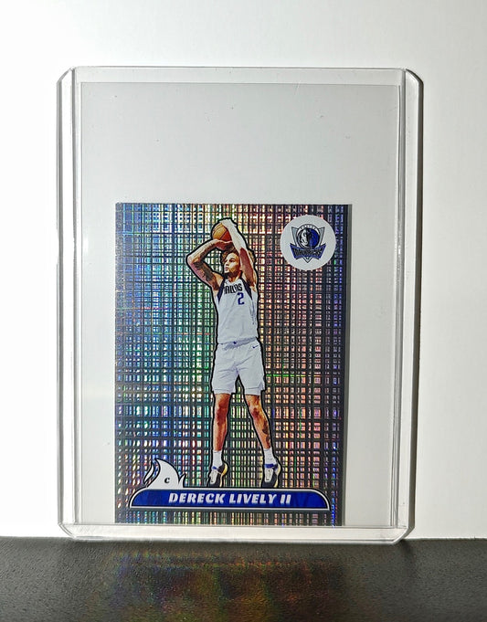Dereck Lively II 2024-25 Panini NBA #306 Foil Sticker Card Dallas Mavericks