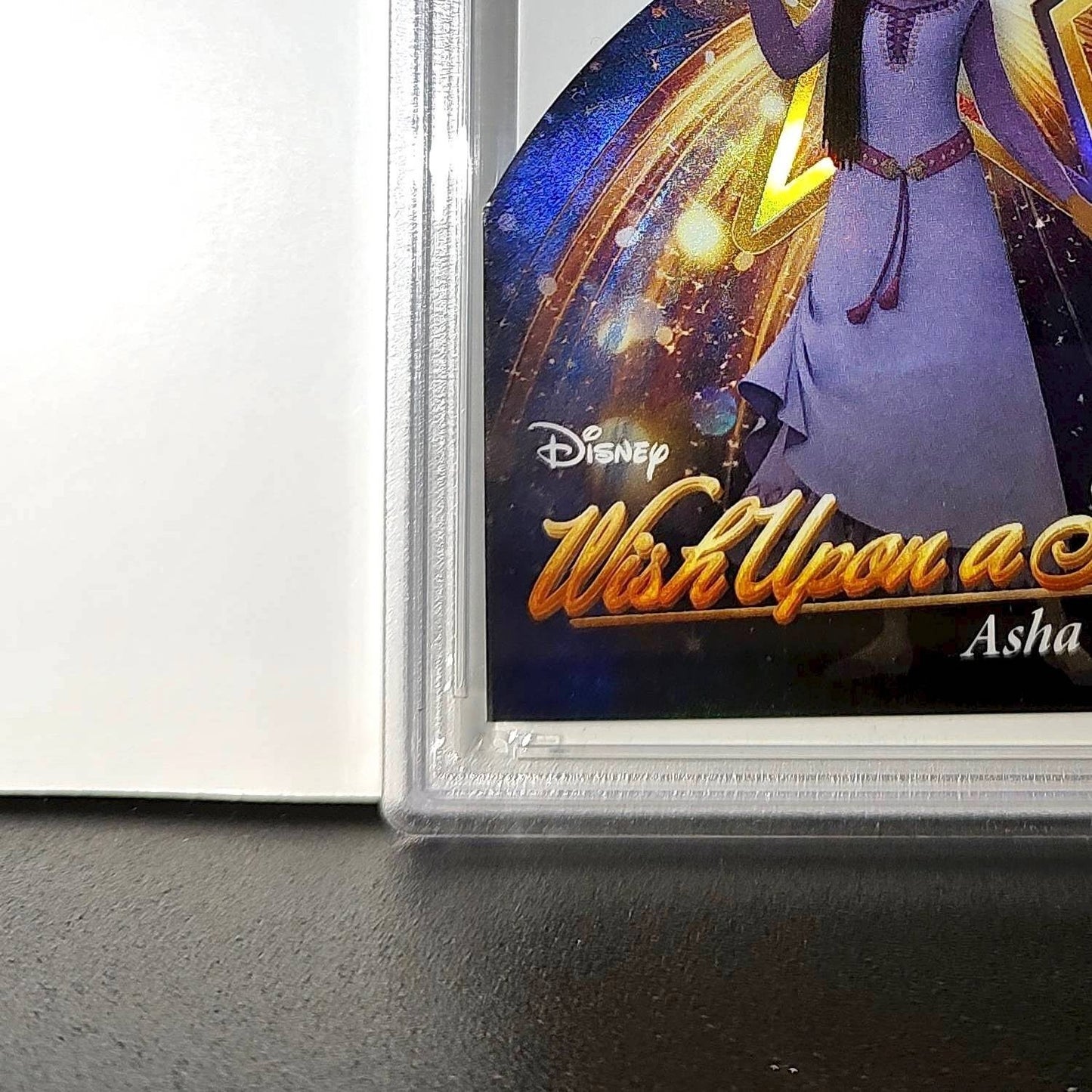 Asha 2025 Topps Chrome Disney #W-18 Wish Upon A Star Die Cut Card Wish PSA 10