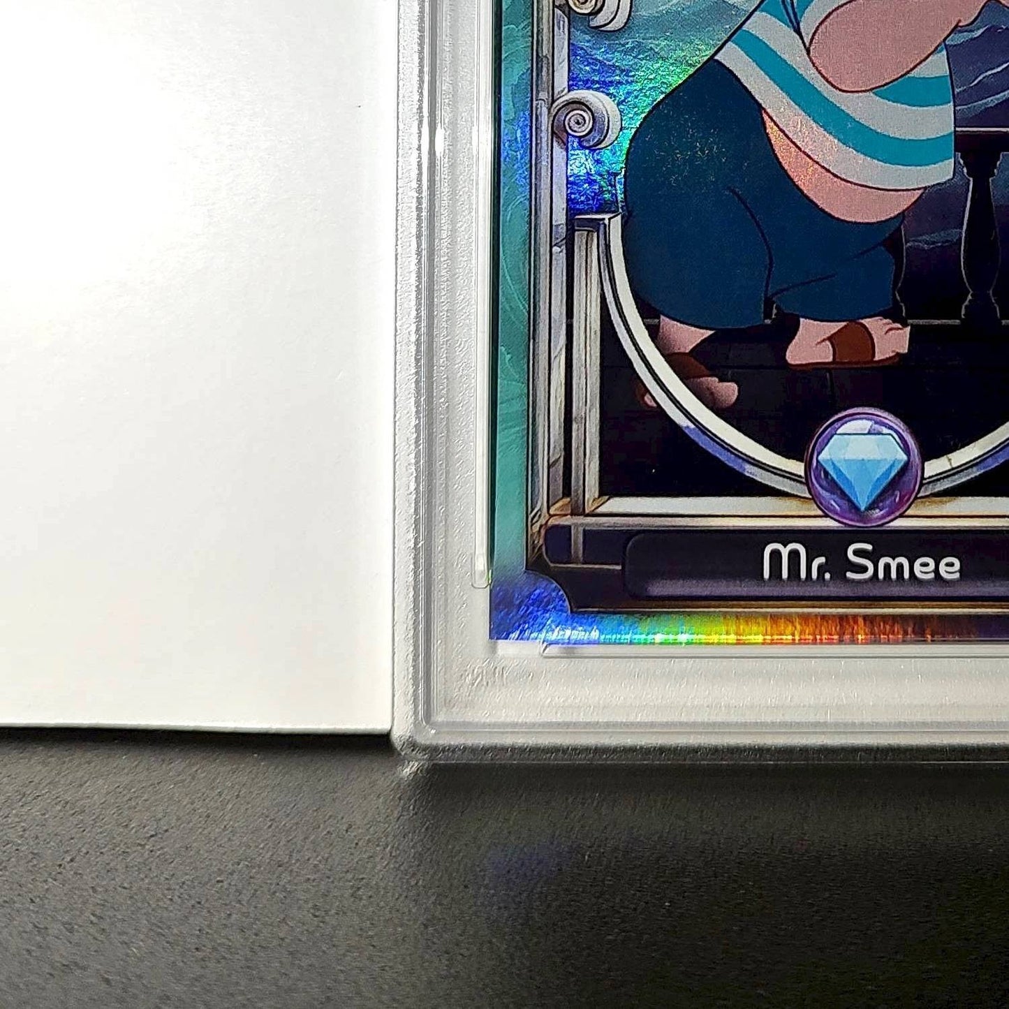 Mr. Smee 2025 Topps Disney Wonder #118 Diamond Card Peter Pan PSA 7