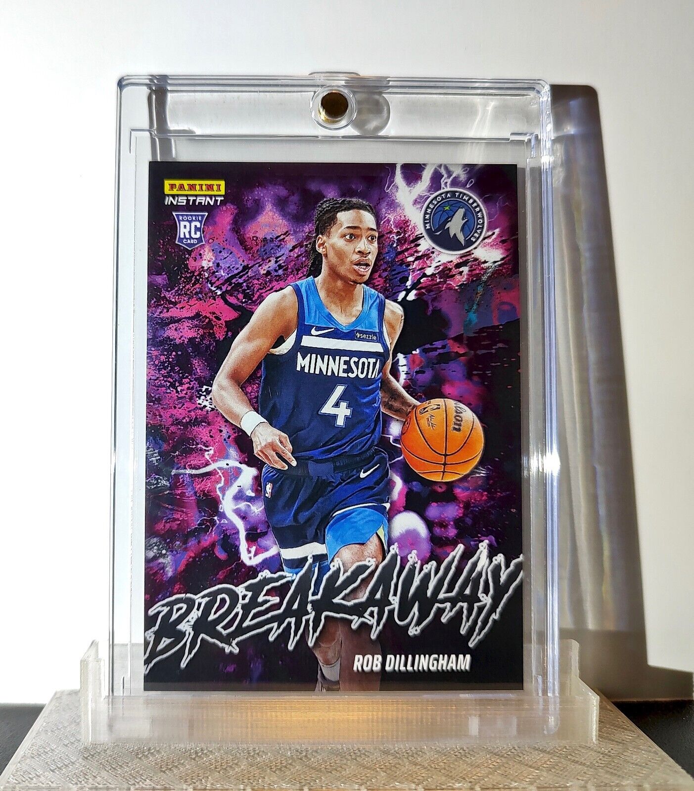 2024-25 Panini Instant NBA Breakaway Complete 18 Card Set in magnet cases 1/1355