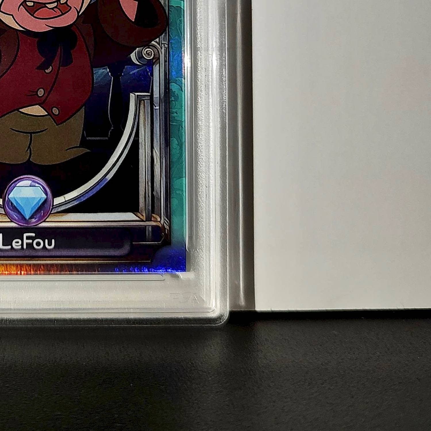 LeFou 2025 Topps Disney Wonder #127 Diamond Card Beauty and the Beast PSA 6