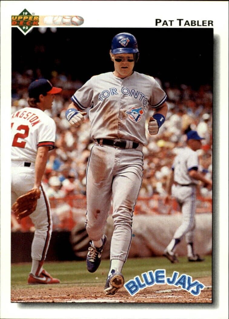 Pat Tabler 1992 Upper Deck MLB #203 Baseball Card Toronto Blue Jays