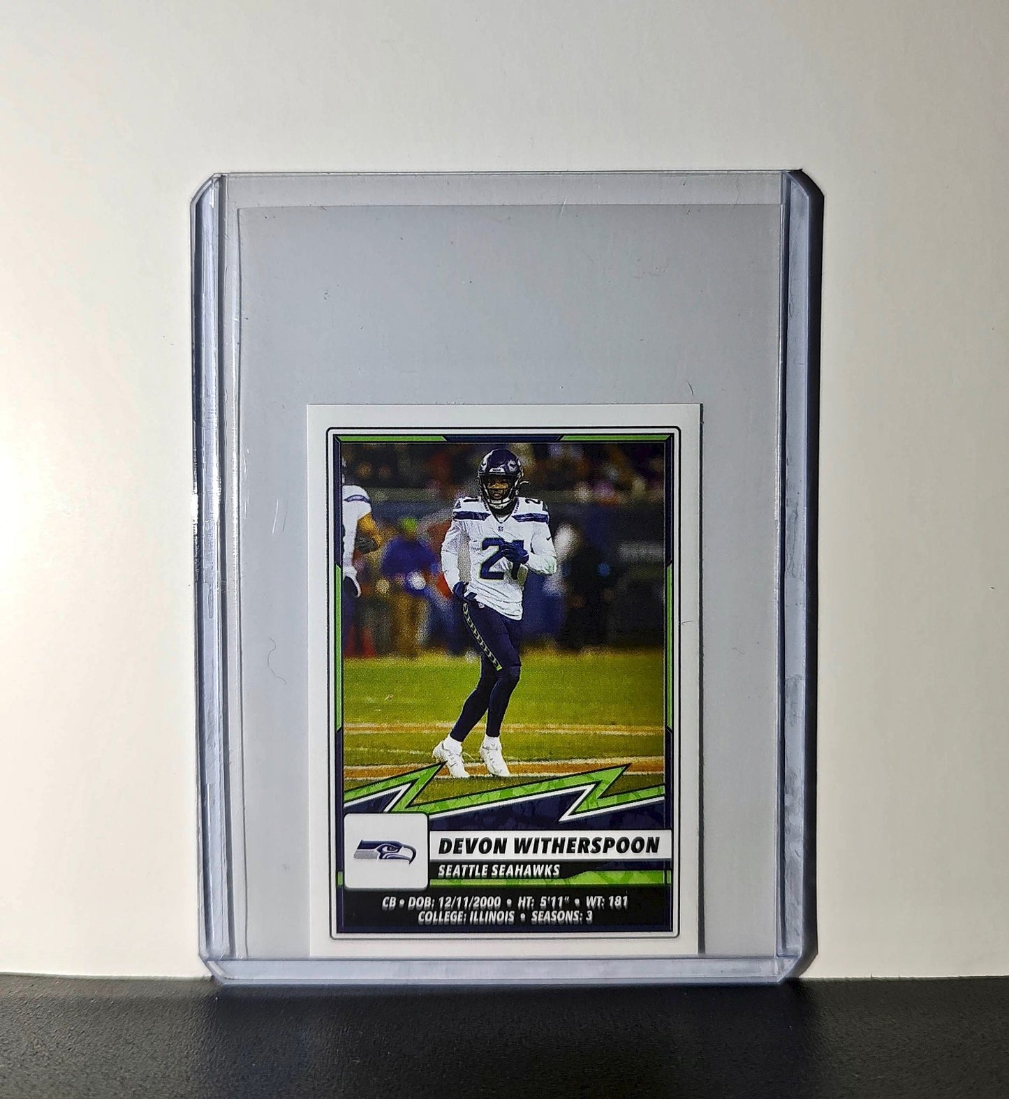 Devon Witherspoon 2025 Panini NFL #547 Sticker Seattle Seahawks