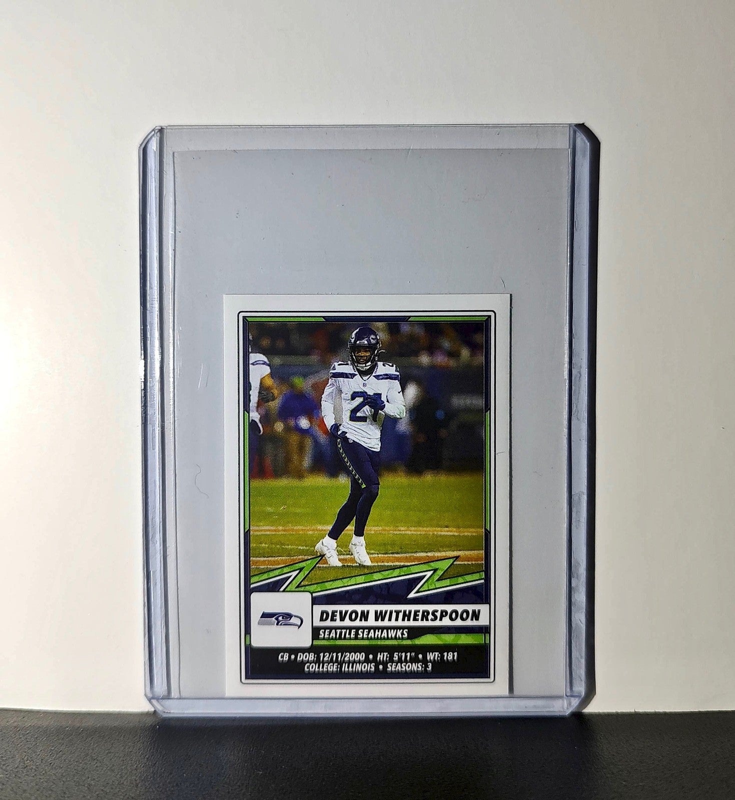 Devon Witherspoon 2025 Panini NFL #547 Sticker Seattle Seahawks