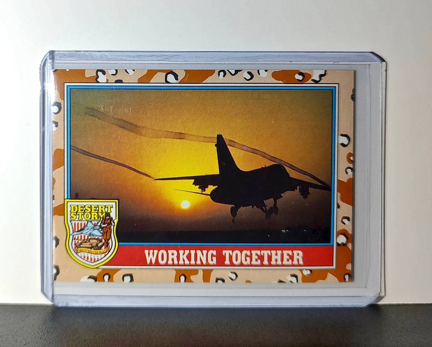Working Together 1991 Topps Desert Storm #147 Card