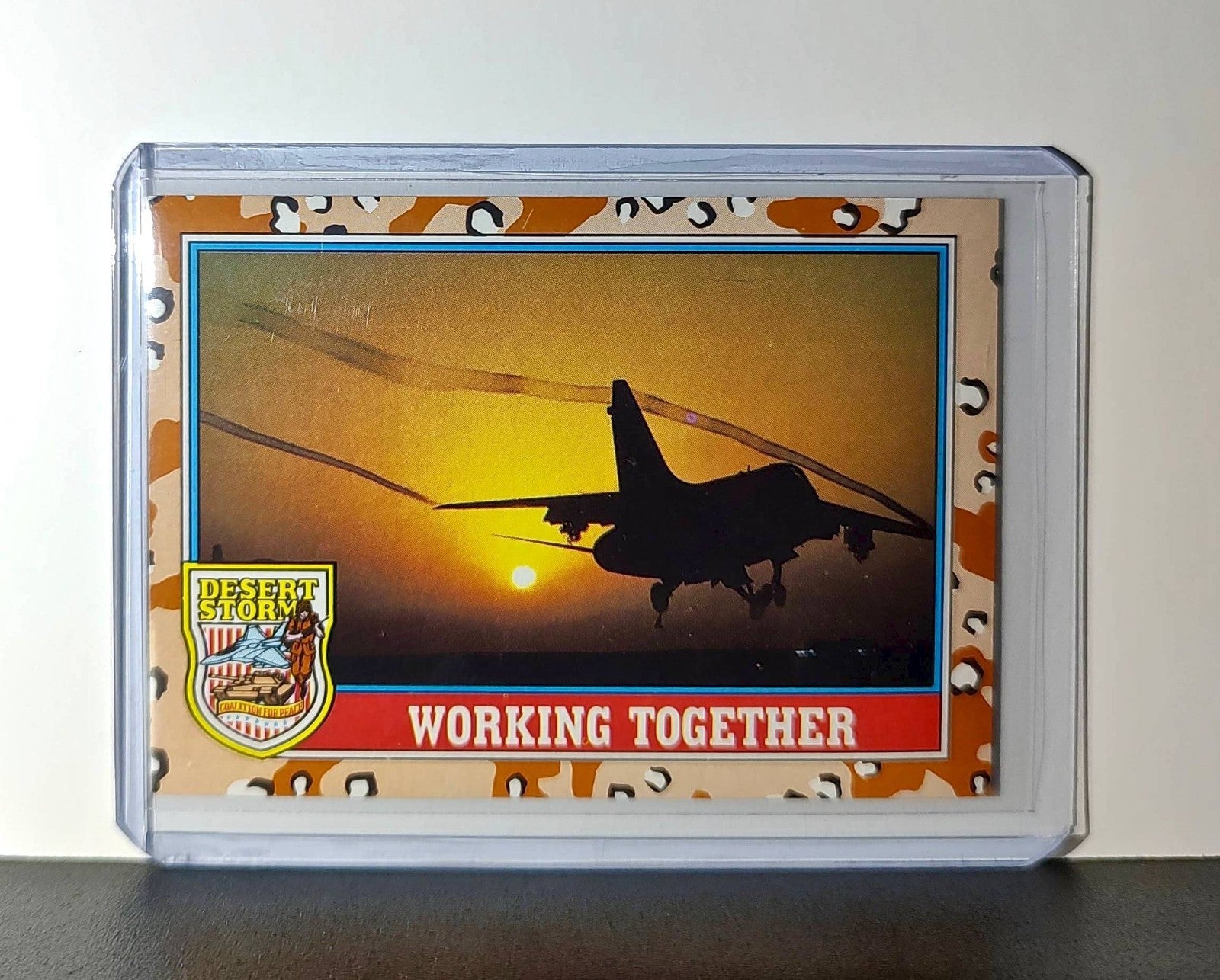 Working Together 1991 Topps Desert Storm #147 Card