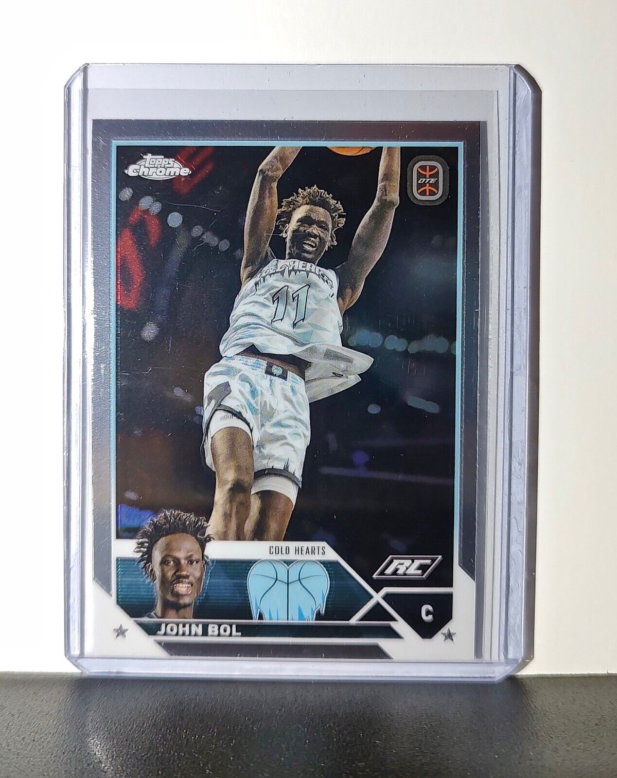 John Bol Rookie Card 2023-24 Topps Chrome Overtime #50 Cold Hearts