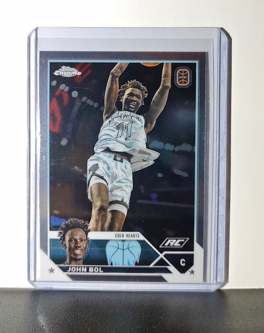 John Bol Rookie Card 2023-24 Topps Chrome Overtime #50 Cold Hearts