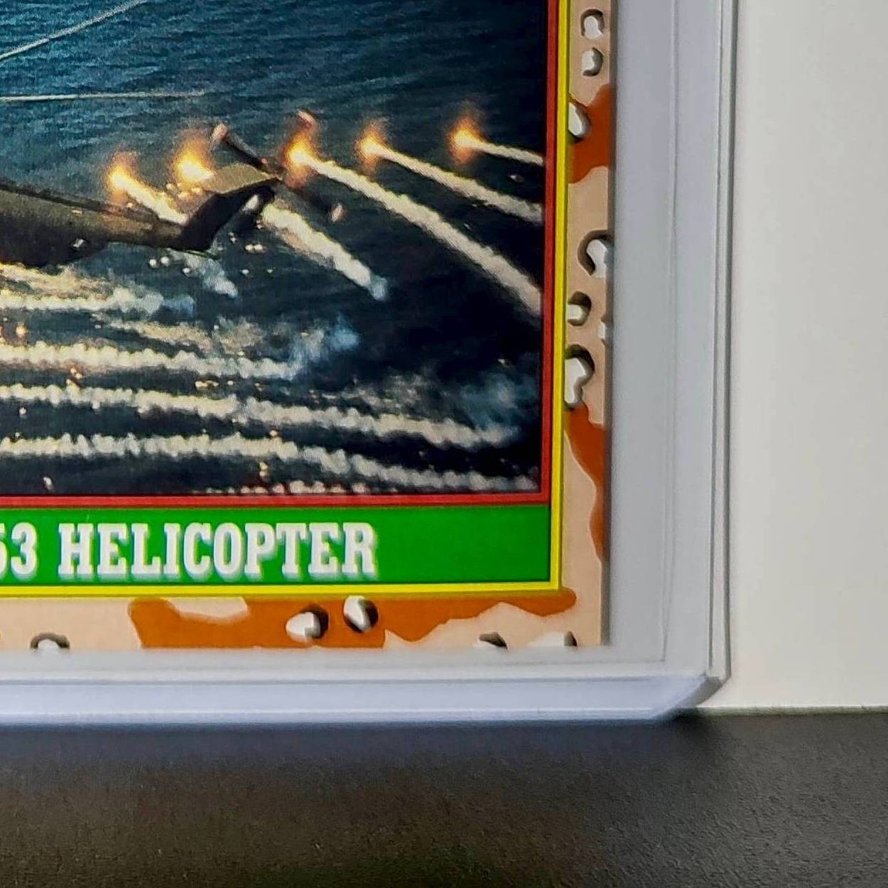 CH-53 Sea Stallion Helicopter 1991 Topps Desert Storm #9 Card