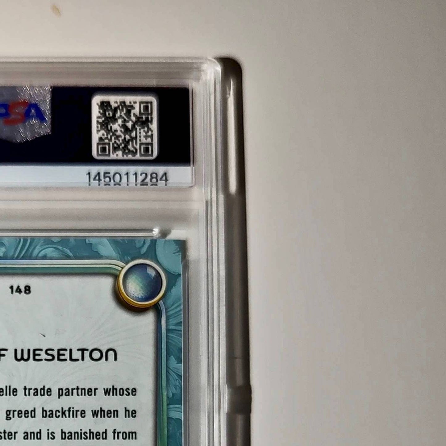 Duke of Weselton 2025 Topps Disney Wonder #148 Diamond Card Frozen PSA 7