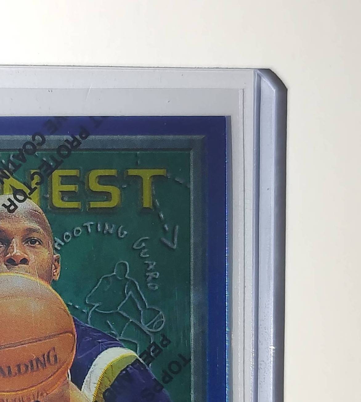 Anthony Peeler 1995-96 Topps Finest NBA #187 Card Lakers